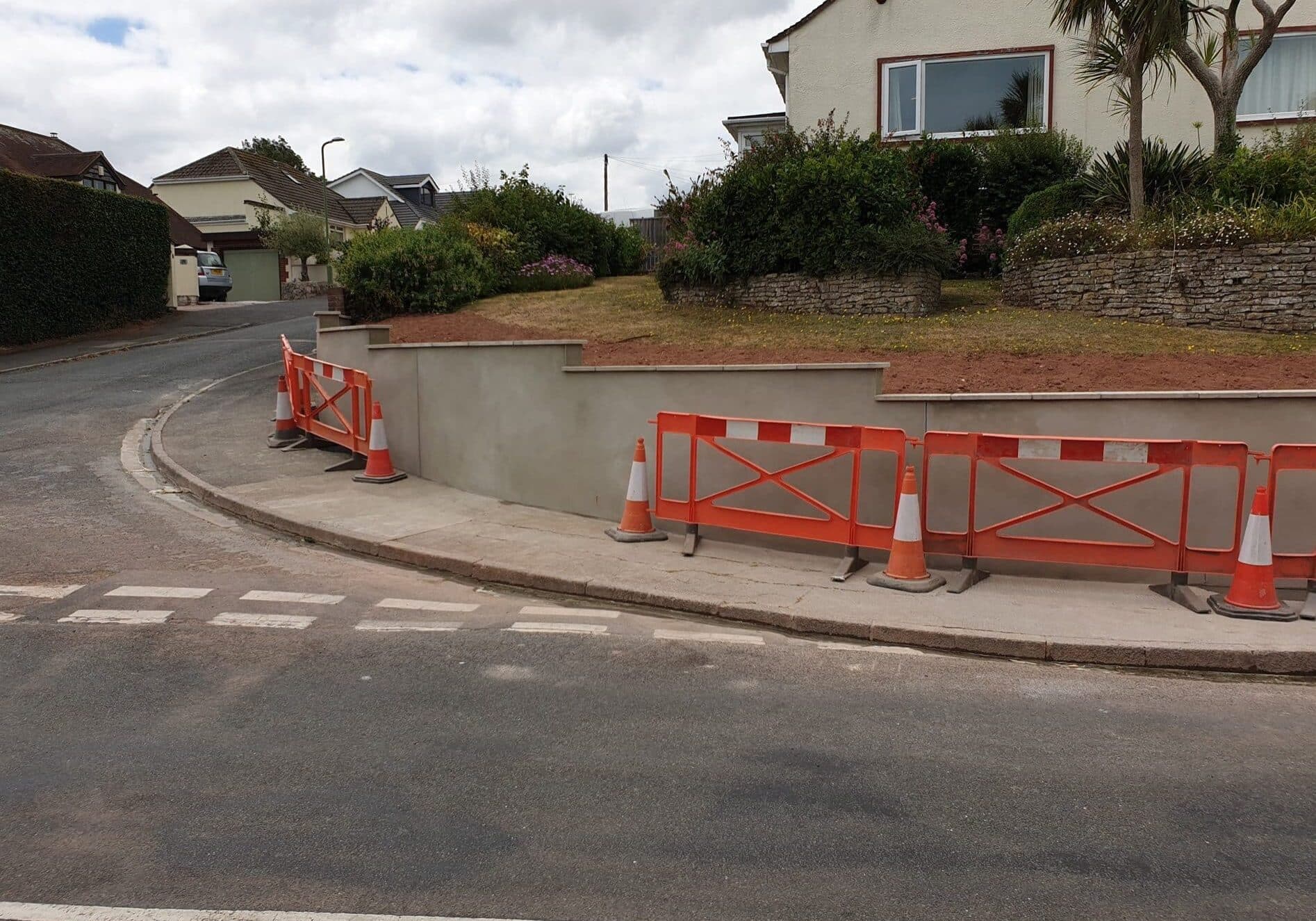 Garden walls Alphington